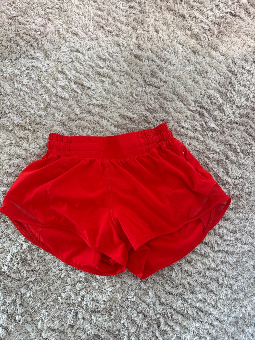 Red lululemon shorts: size 4